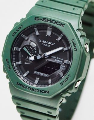 Casio GA-B2100 watch in khaki - ASOS Price Checker