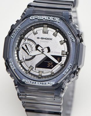 Casio GMA-S2100SK watch in clear black