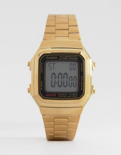 Casio Gold Digital Vintage Style Watch A178WGA 1