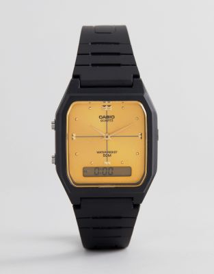 asos casio watch men's