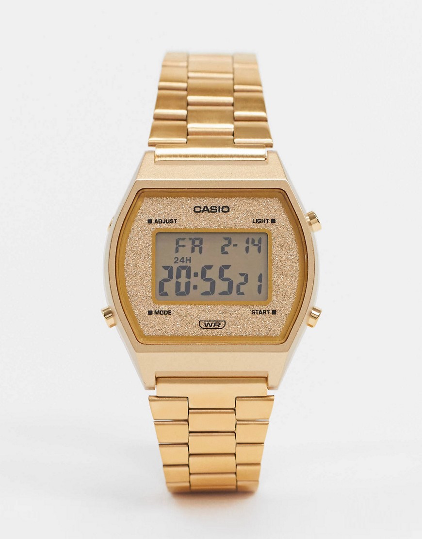 Casio – Guldfärgad digital klocka