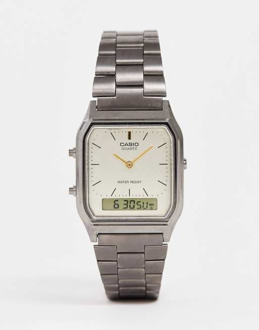 Casio vintage gunmetal clearance