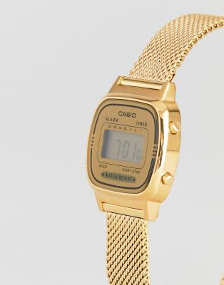 casio mesh watch