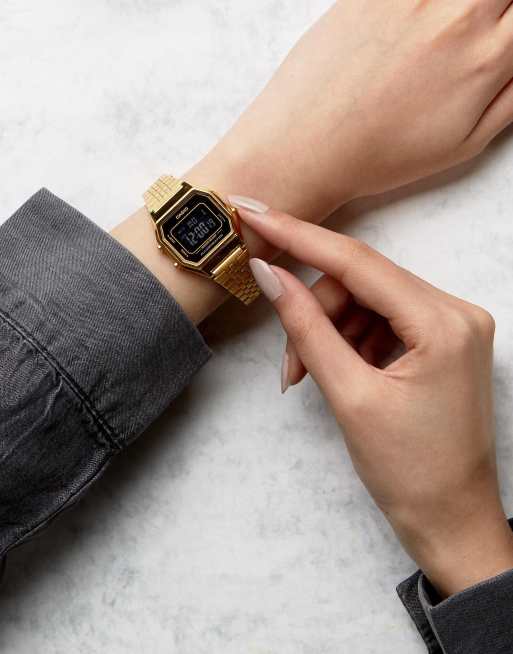 Casio - LA680WEGA-1BER - Klein digitaal horloge met zwarte wijzerplaat, 3 van 4