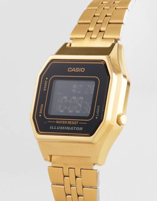 Casio – LA680WEGA-1BER – Kleine Digitaluhr mit schwarzem Zifferblatt, 2 von 4
