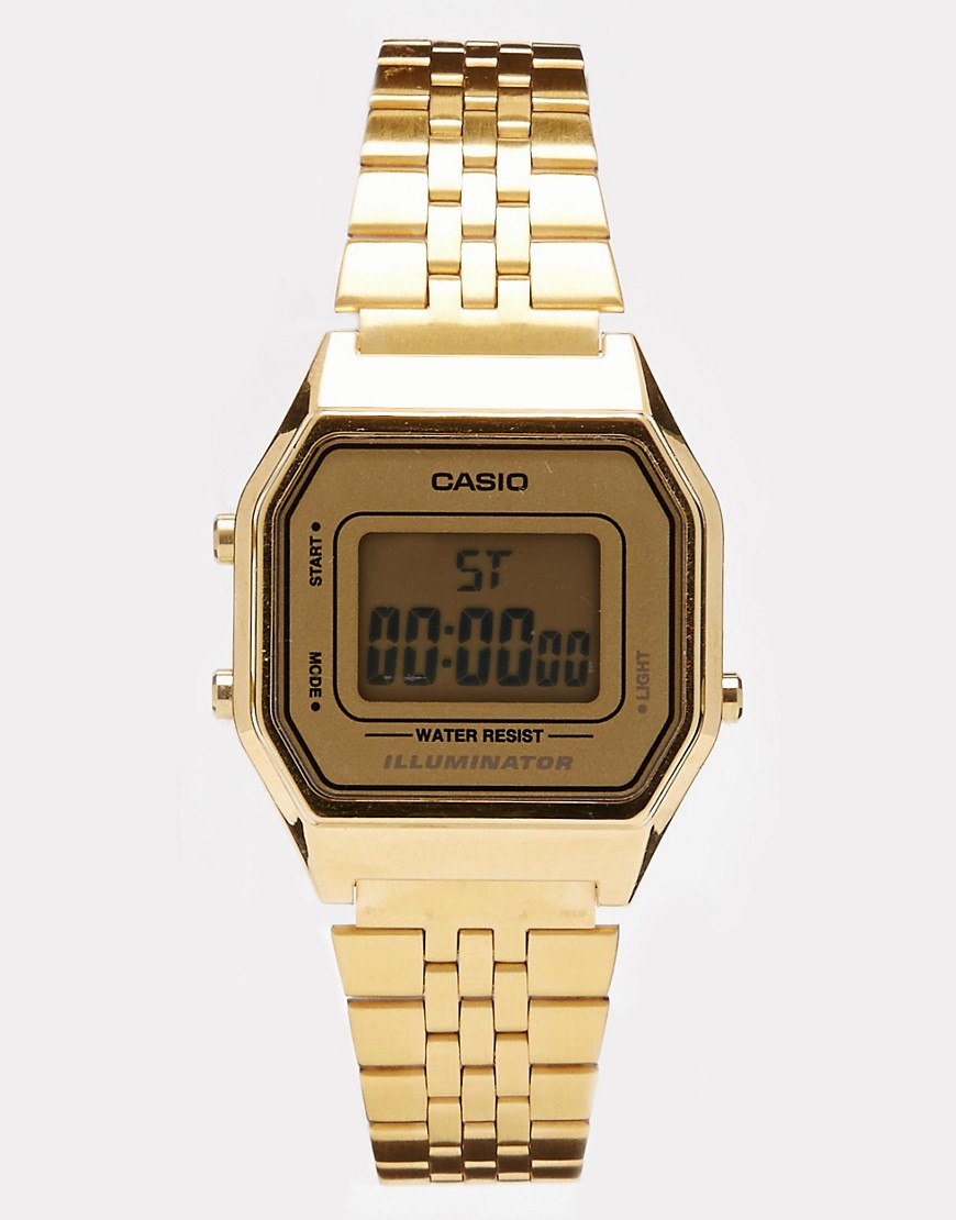 Casio - LA680WEGA-9ER - Goudkleurig horloge