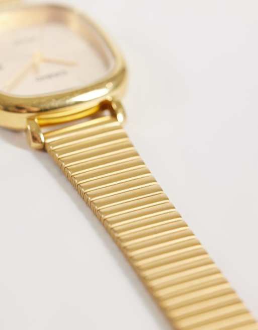 Casio - LTP-B166G-9AVEF - Guldfarvet analogt armbåndsur i rustfrit stål, 3 af 4