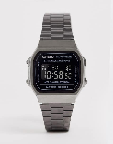 Casio - Montre digitale d'inspiration vintage - Bronze
