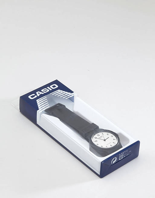 Casio MQ-24-7BLL analogue resin strap watch |