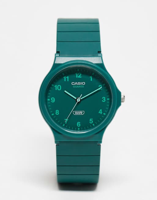 Casio MQ 24 resin watch watch in teel