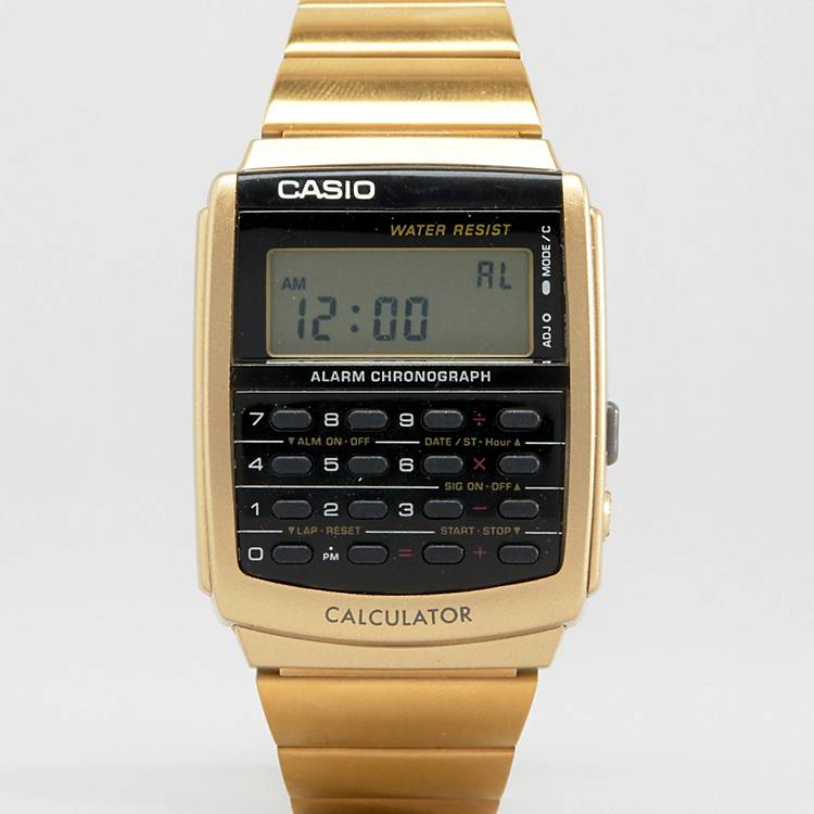Casio - Orologio digitale nero/oro