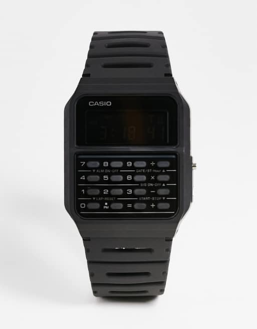 Casio calculator watch clearance black