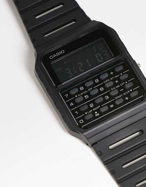 Black calculator hot sale watch