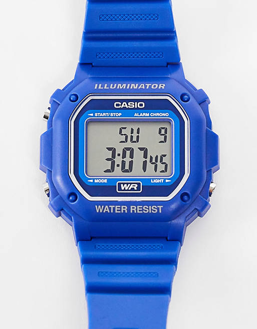 Casio unisex digital watch in blue