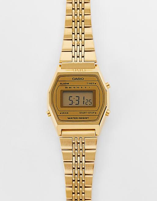 Casio Vintage unisex digital bracelet watch in gold LA690WEGA-9EF | ASOS