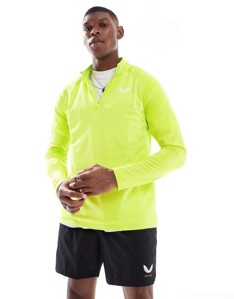 Castore Adapt 1/4 zip top in lime - view 1