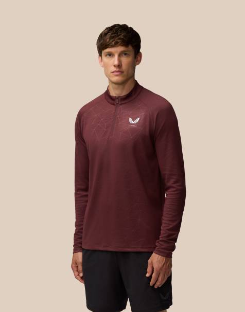 Castore Adapt training 1/4 zip top in dark purple