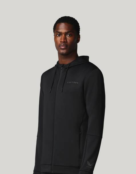 Castore Flex full zip hoodie in black - view 1