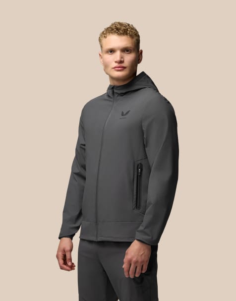 Castore Lightweight flex jacket in dark grey