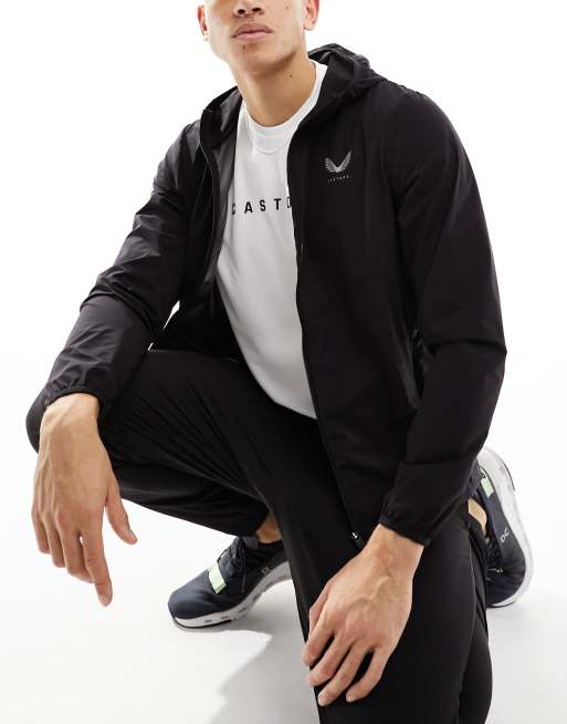 Castore Lightweight zip through jacket in black