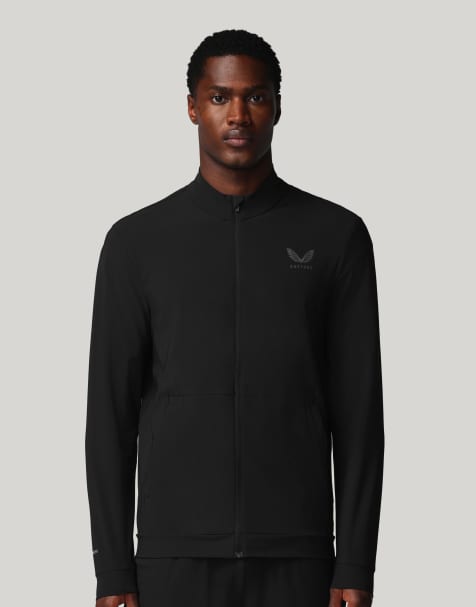 Castore Tech training jacket in black - view 1