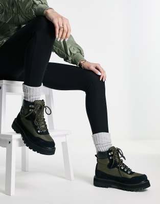caterpillar olive boots