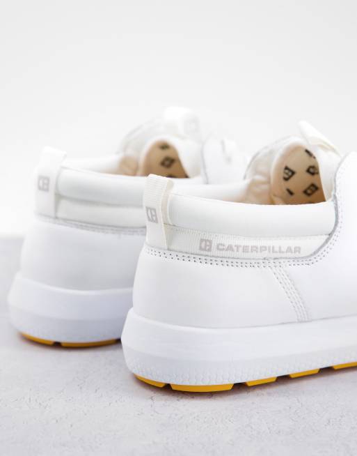 Cat Footwear Proxy Sneaker aus Leder in WeiB mit Schnurung