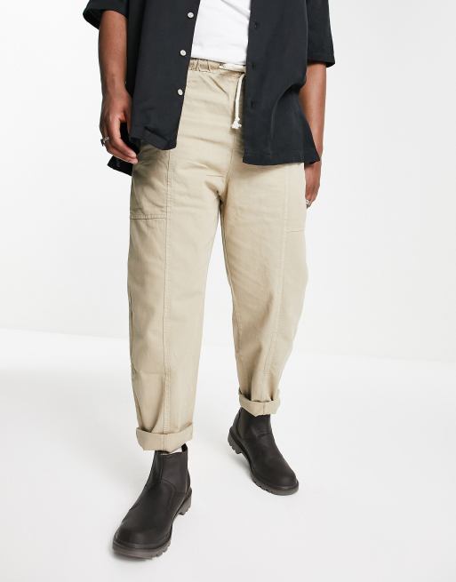 Khaki pants cheap with chelsea boots