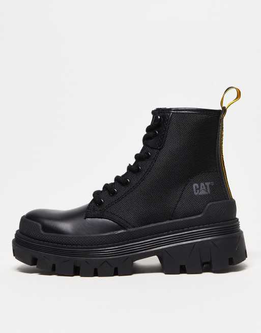 CAT – Hardwear Hi – Svarta boots med snörning 