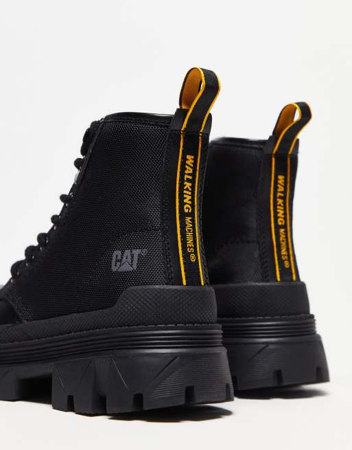 CAT – Hardwear Hi – Svarta boots med snörning , 4 av 4