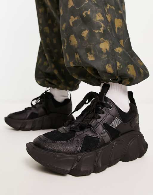 CAT – Imposter – Czarne buty sportowe na grubej podeszwie, 3 z 4