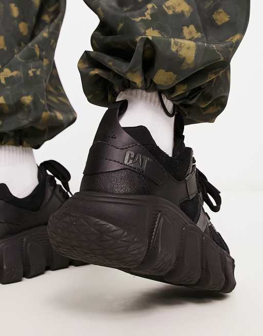CAT – Imposter – Czarne buty sportowe na grubej podeszwie, 4 z 4
