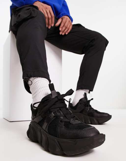 CAT - Imposter - Sneakers met dikke zool in zwart , 4 van 4