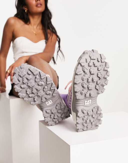 CAT - Intruder - Baskets chunky pour femme - Gris et rose , 2 de 4