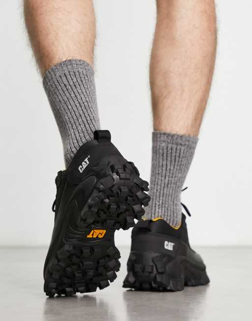 CAT Intruder Galosh waterproof chunky sneakers in black, 2 of 4