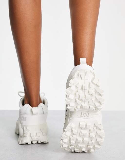 CAT - Intruder - Sneakers met dikke zool en veters in wit , 2 van 4