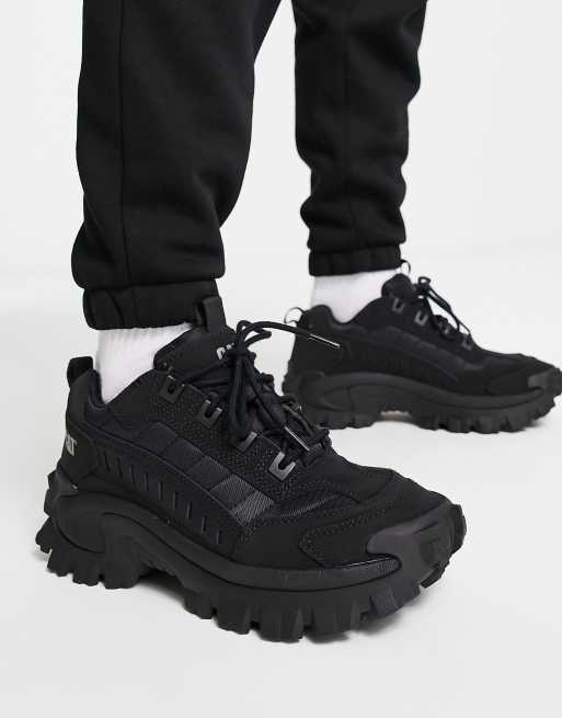 CAT Intruder trainers in triple black