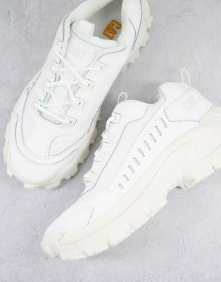 white cat trainers