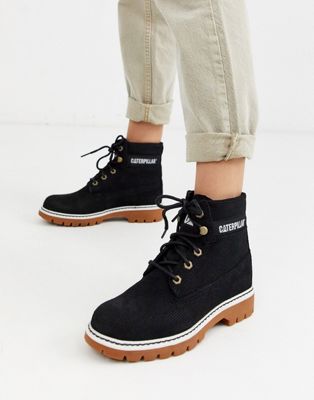 caterpillar lace up boots