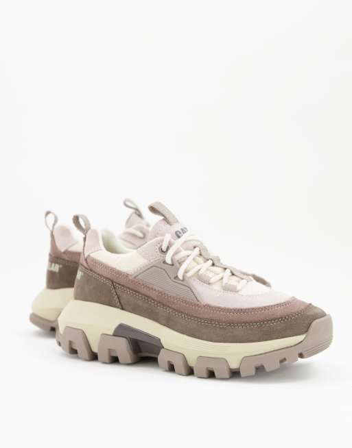 CAT - Raider Lace - Sneakers met paneel in gemixt grijs