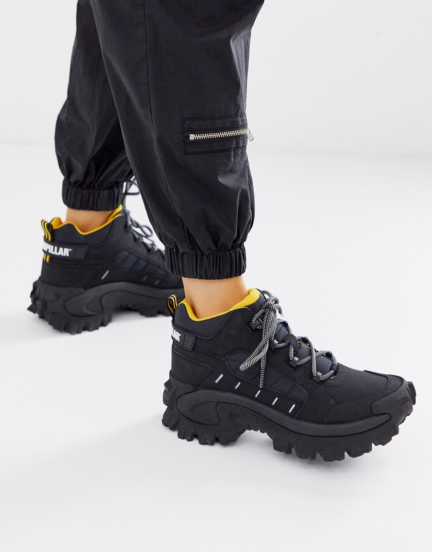 CAT – Resistor – Hiker Hybrid – Svarta sneakers med höga skaft