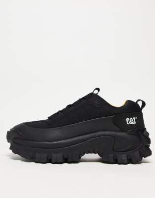 Cat Footwear CAT unisex Intruder galosh chunky lace up trainers in black