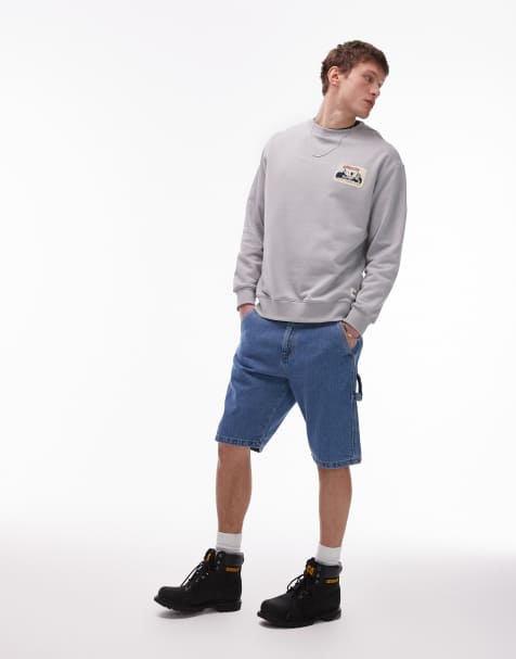 CAT – WWR – Carpenter-Jeans-Shorts in hellblauer Waschung - view 1