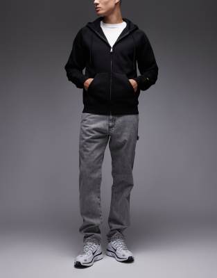 CAT WWR CAT WWR regular fit denim carpenter jeans in acid wash grey