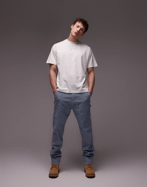 CAT WWR t-shirt with back print in white , 3 of 4