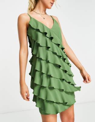 Khaki green summer store dress