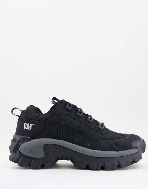 Cat intruder chunky sole trainers 2024 in black