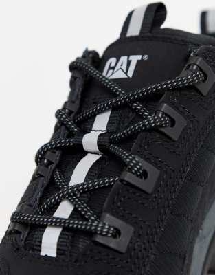 Caterpillar - Sneakers da uomo alte grigio ostrica con suola spessa