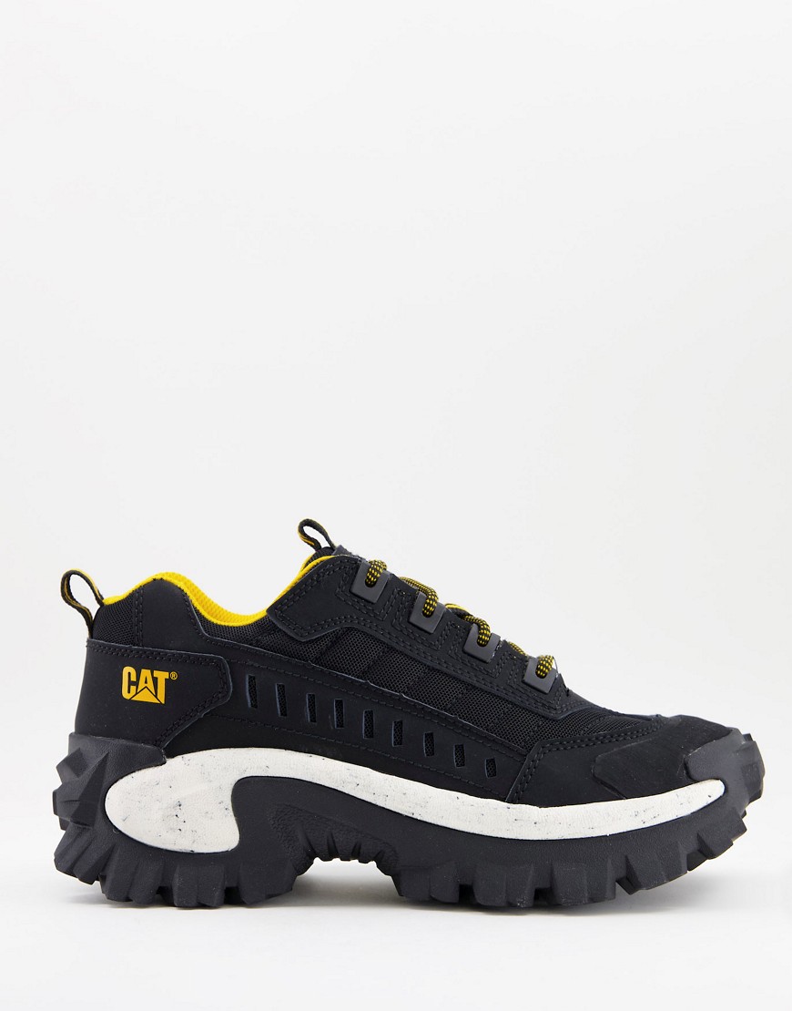 Caterpillar intruder sneakers in black and white