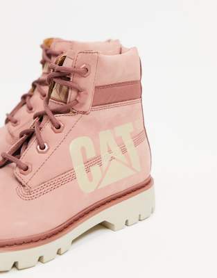 pink caterpillar boots